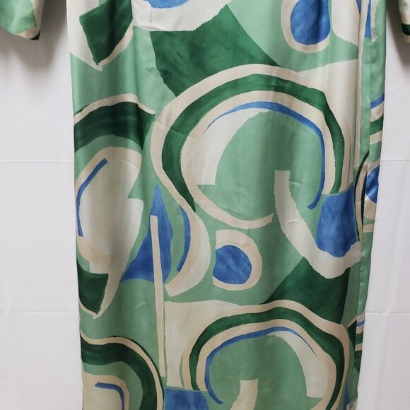 Zara Women’s Flowy Long Sleeve Maxi Cocktail Party Formal  Chic Dress XS NWT - Picture 9 of 16